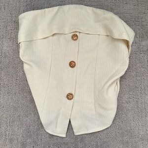 Cream Button-Up Shirt